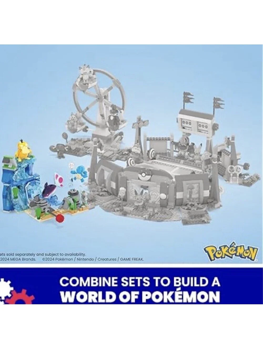 MEGA Pokémon Building Toys Set Aquatic Adventure with 319 Pieces HXF79